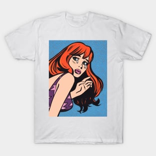 Ginger Crying Comic Girl T-Shirt